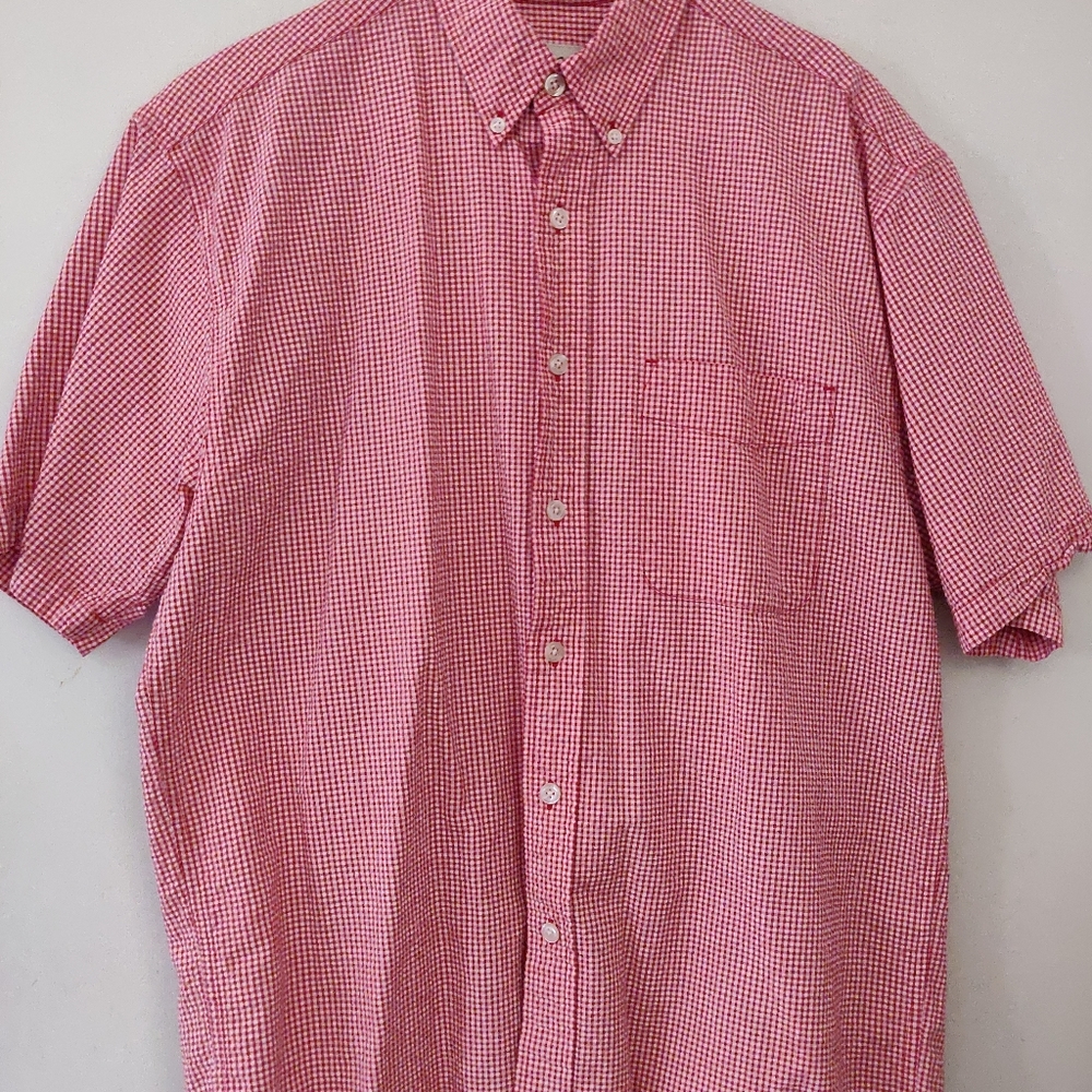 Eddie Bauer gingham shirt